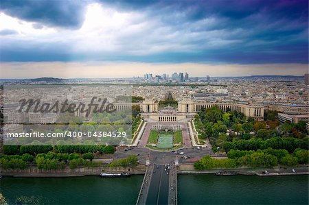 Photo of Trocadero and panorama of Paris