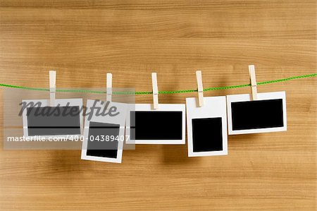 Designer concept - blank photo frames for your photos