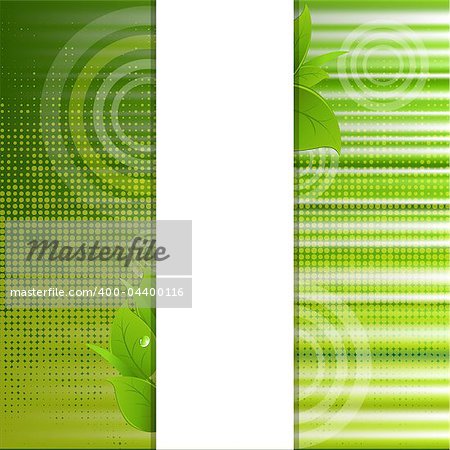 Green Abstract Background, Vector Illustration