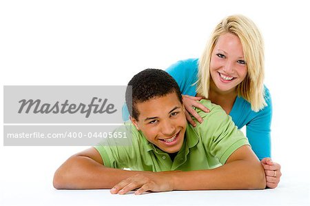 Portrait Of Teenage Couple