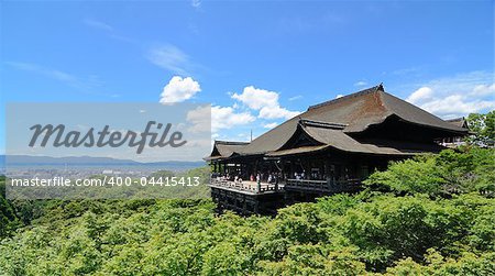 Kiyomizu-Dera is a landmark Buddhist temple in Kyoto, Japan.