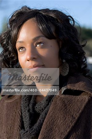 Portrait of African-American girl