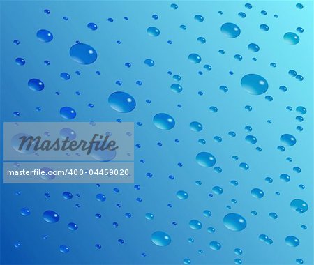 Water Drops vector artistic background