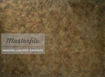 a golden leaf background with a hammered effect and a weathered look