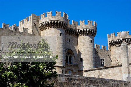 rhodes City - the old part - the castle