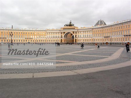 Russia. Saint-Petersburg. Palace square