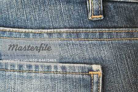 Jeans. The seam. The background.  The interesting invoice dark blue Jeans, macro  photo of a seam.