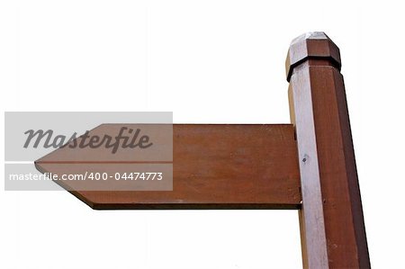 Direction Sign board with Clipping path