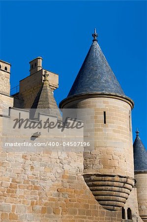 Tower of the castle of Olite, Navarra (Spain)