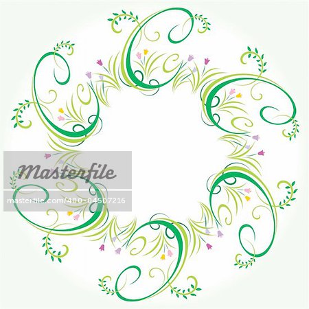 vector file of grass elements design