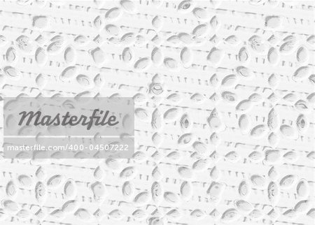 Stylized Embossed white paper background