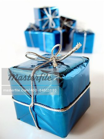 Christmas presents with very special gifts inside
