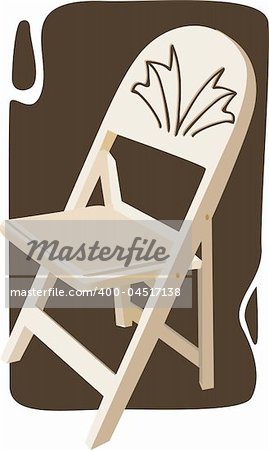 Illustration of a beautiful chair