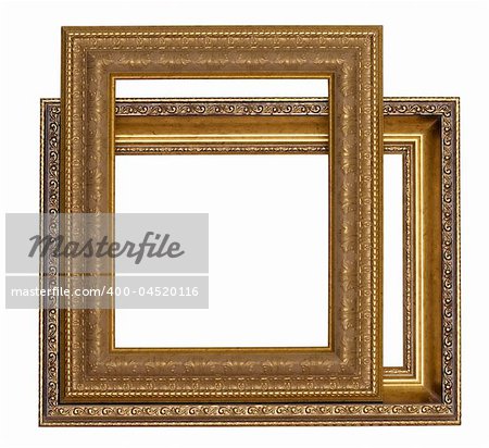 Frames for painting on a white background.