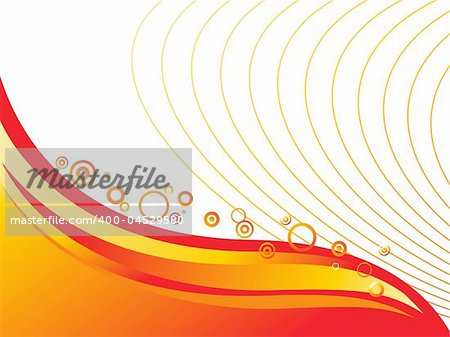 colorfull abstract background with circles, illustration