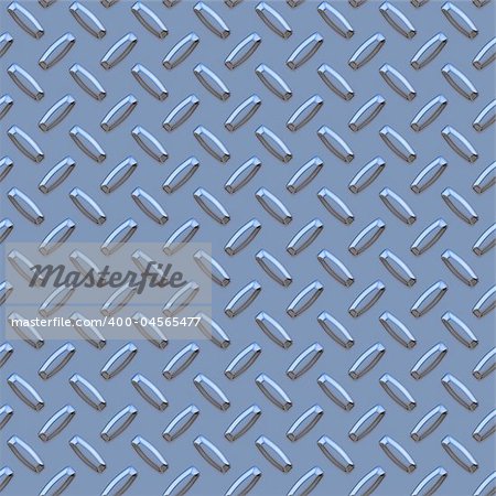 seamless bluish metal diamond pattern background