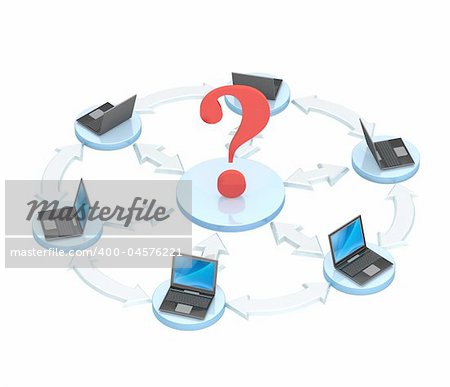 Conceptual image - global communication Conceptual image - global communication
