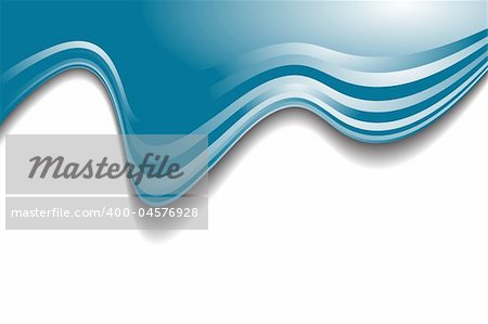 Vector - Blue wave modern pattern for use as backgrounds or in presentations