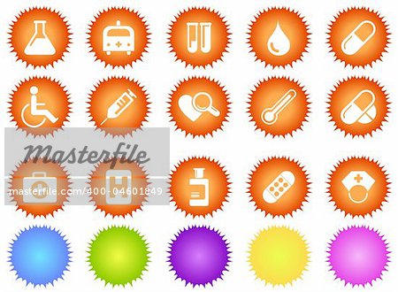 vector Healthcare and Pharma icons