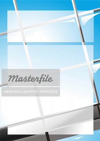 Colorful Business Background with abstract Windows background