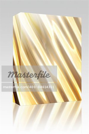 Software package box Abstract smooth glowing wavy flowing pattern wallpaper illustration