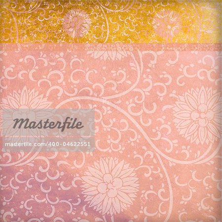 A multi-layered, rich textured background for scrapbooking and design.