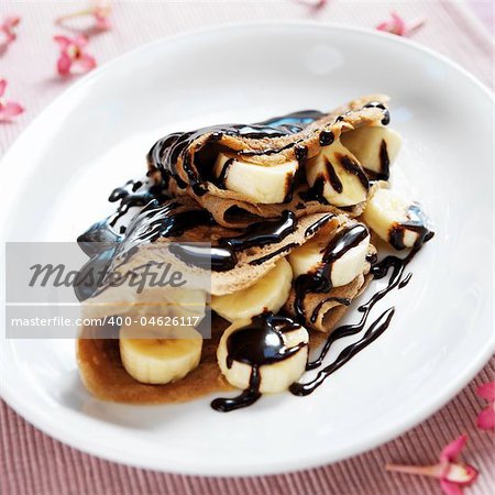 Dessert crepe