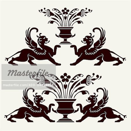 Decorative corner scroll, full scalable vector graphic, change the colors as you like.
