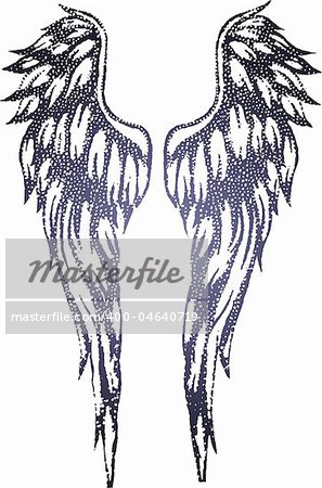 tribal wing illustration
