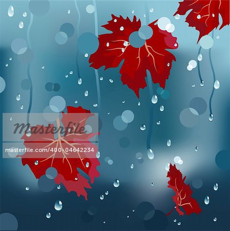 Vector autumn background. Easy to edit and modify. EPS included.