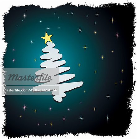 Christmas tree design. Vector illustration