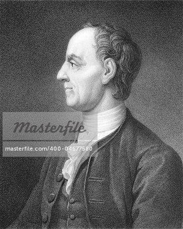 Leonhard Euler (1707-1783) on engraving from the 1800s. Swiss mathematician and physicist Engraved by B.Holl from a picture by Lorgna and published in London by Charles Knight, Ludgate Street.