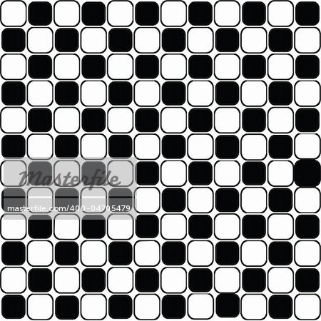 Background with black and white squares