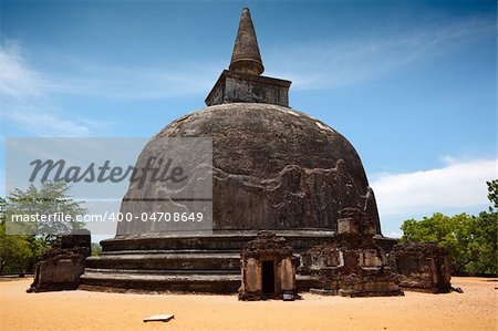 Kiri Vihara - ancient dagoba. Pollonaruwa, Sri Lanka