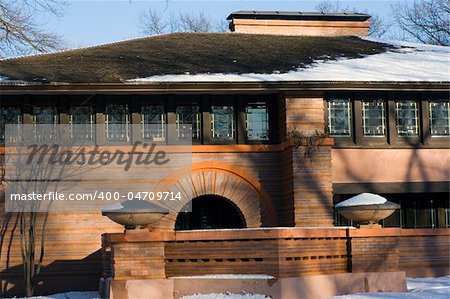 Frank Lloyd's house in Oak Park