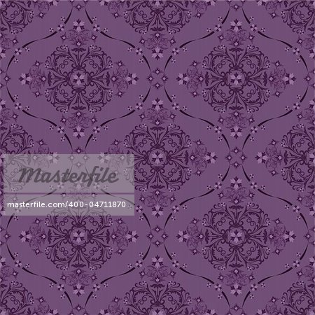 Seamless luxury floral pattern. This image is a vector illustration