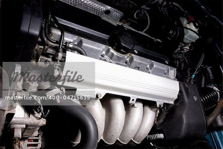 5 cylinder inline aluminium petrol car engine