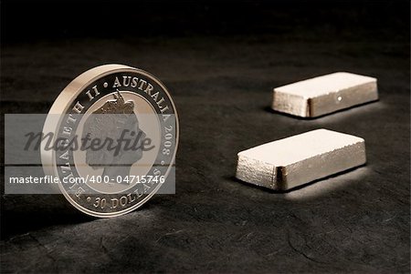1 kilogral 999 silver bars and coin