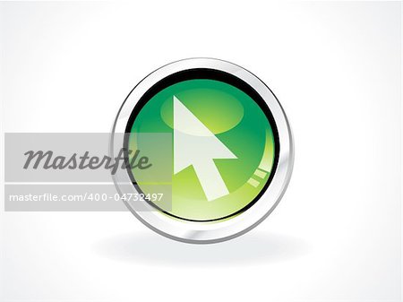 abstract cursor icon vector illustration