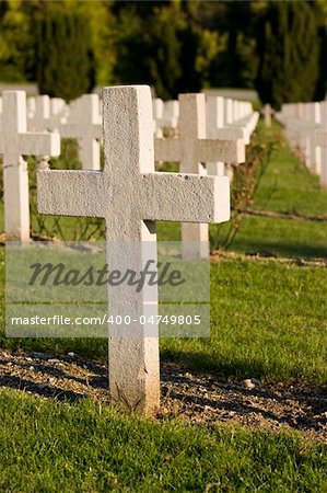 Memorial cemetery for the first world war