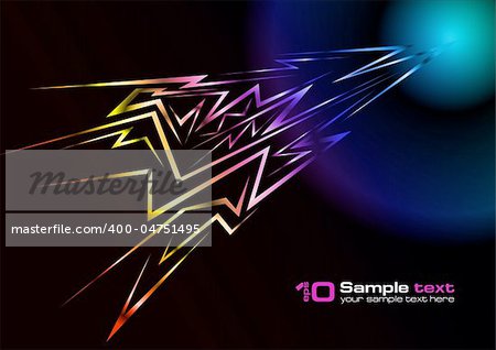 Abstract vector eps10 glowing background. For your design.