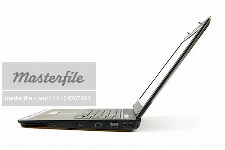 professional laptop isolated on white background