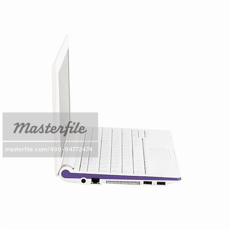Laptop isolated on a white background