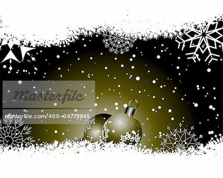 Beautiful vector Christmas (New Year) background for design use