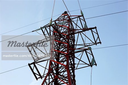 High voltage power pole