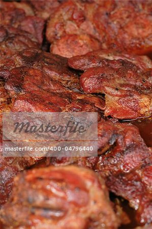 grilled meat as very nice food background