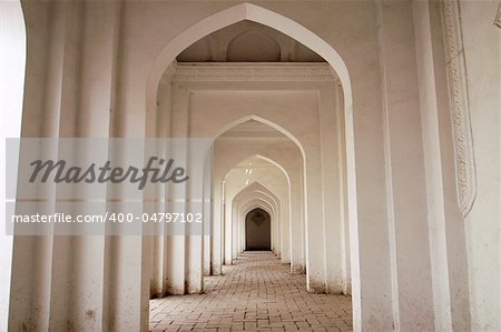 Interior view of a typical Islamic building Interior view of a typical Islamic building