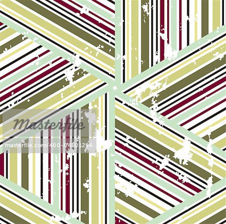 Vector - Colorful abstract lines pattern seamless