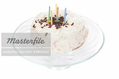 the birthday white cake from five candles