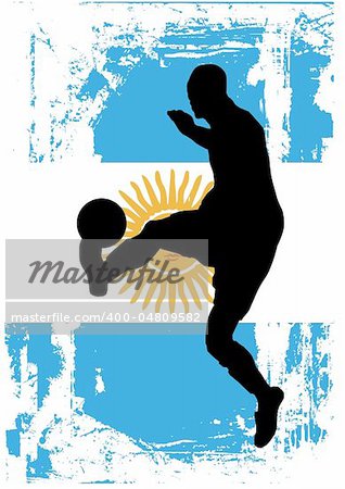 soccer player vector